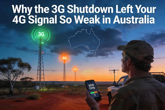 Weak 4G mobile signal in Australia after the 3G network shutdown