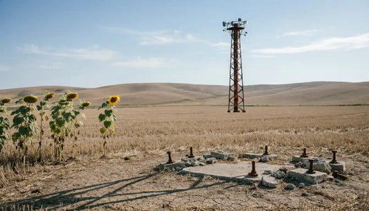 No service area in remote Australia showing complete lack of mobile coverage