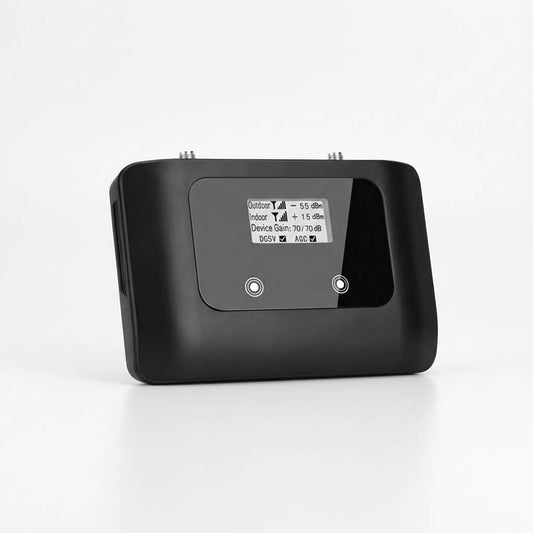 Black single band mobile signal booster for Australian 4G 5G coverage