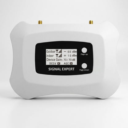 White single band mobile signal booster for Australian 4G 5G coverage